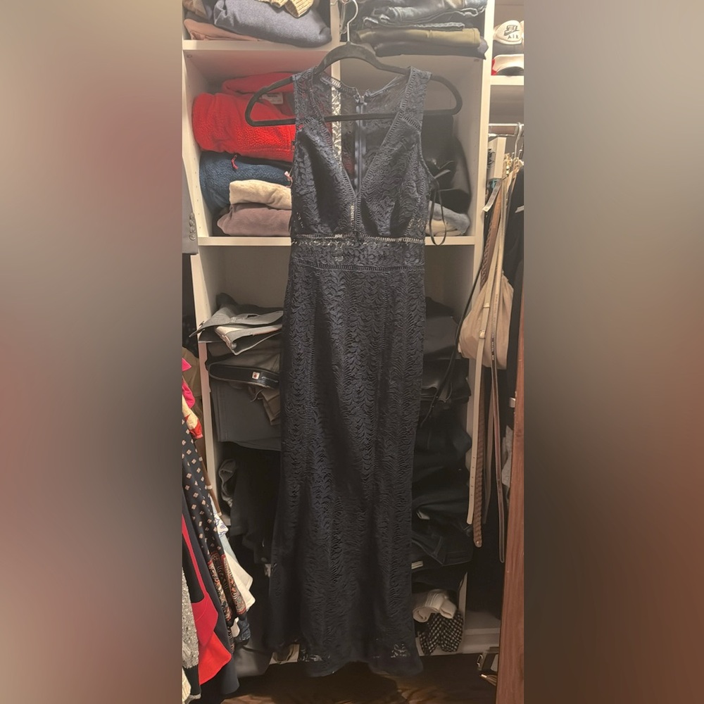 Navy formal dress - size S